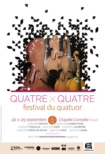 4×4, Festival du quatuor – Opéra de Rouen Normandie