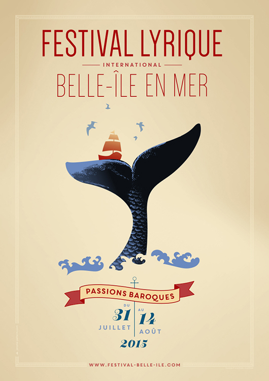 Affiche Festival Lyrique Belle-île-en-Mer