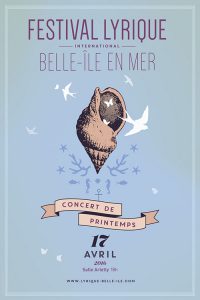 Affiche Concert de printemps Festival Lyrique de Belle-Île-en-Mer